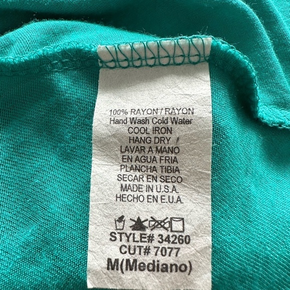 Umgee Turquoise and Silver Mini Dress - Picture 11 of 16